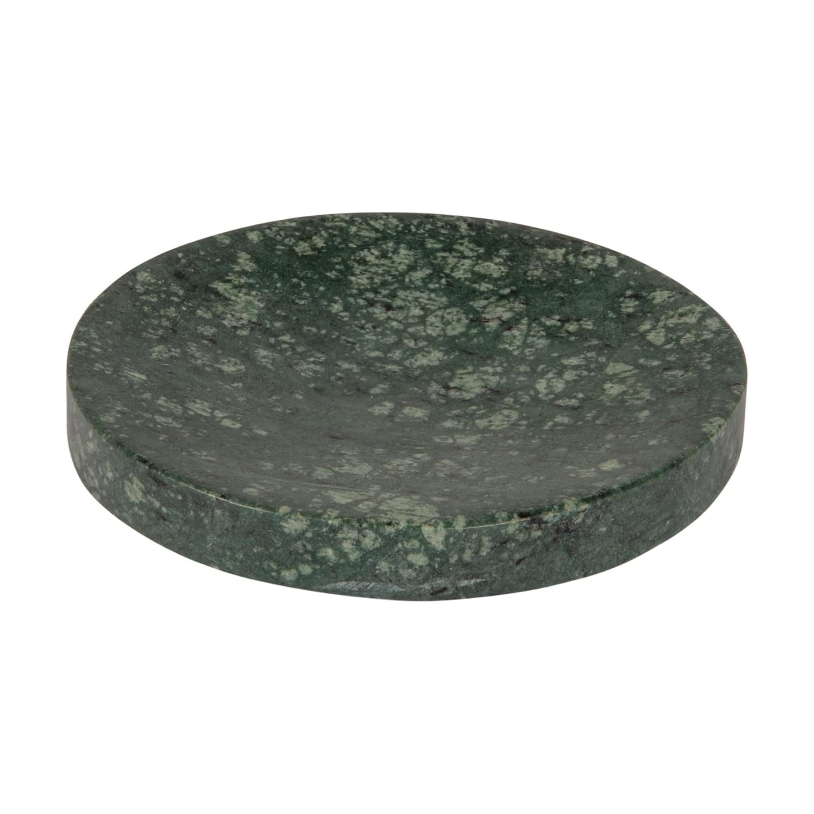 Marble Round Soapdish / Green