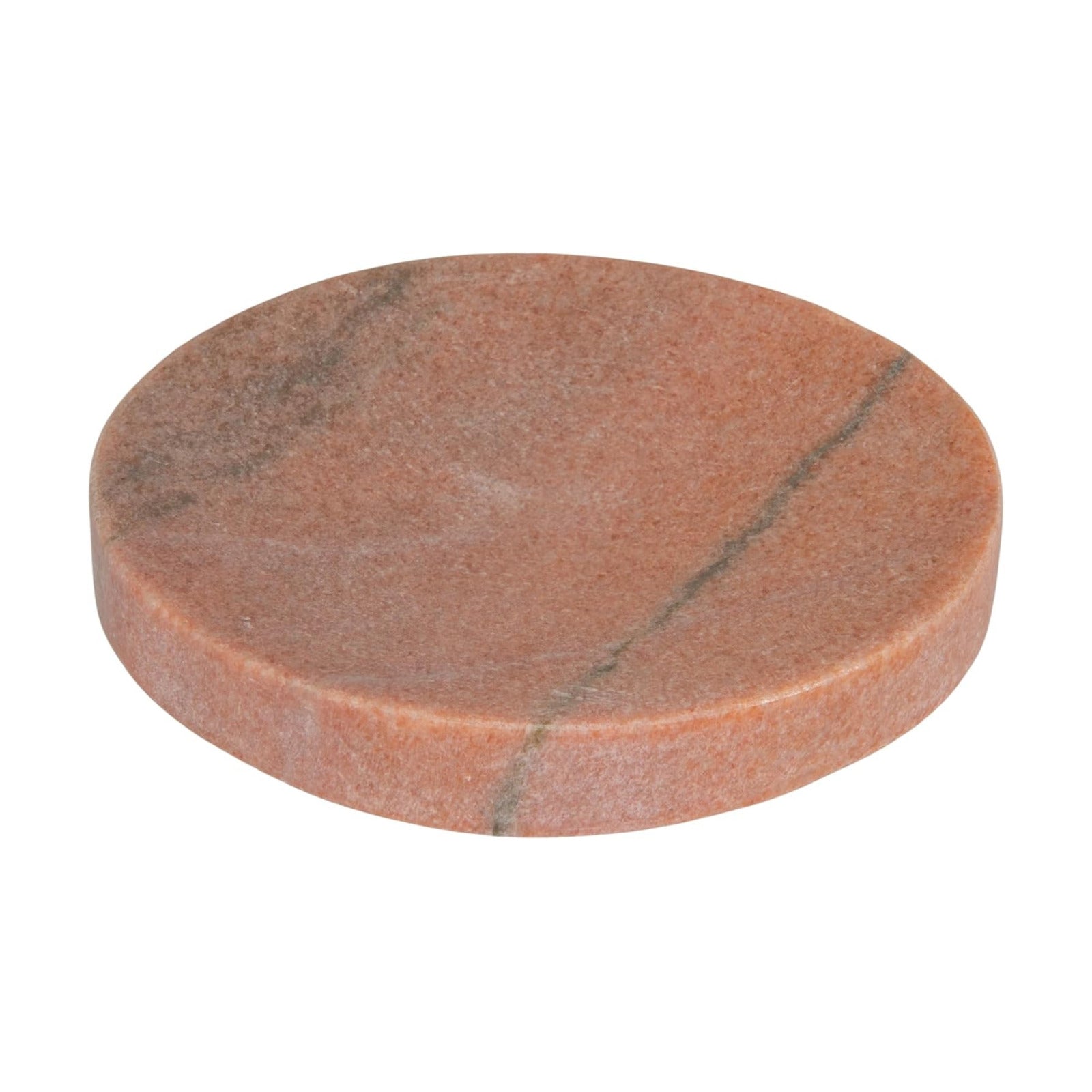 Marble Round Soapdish / Pink