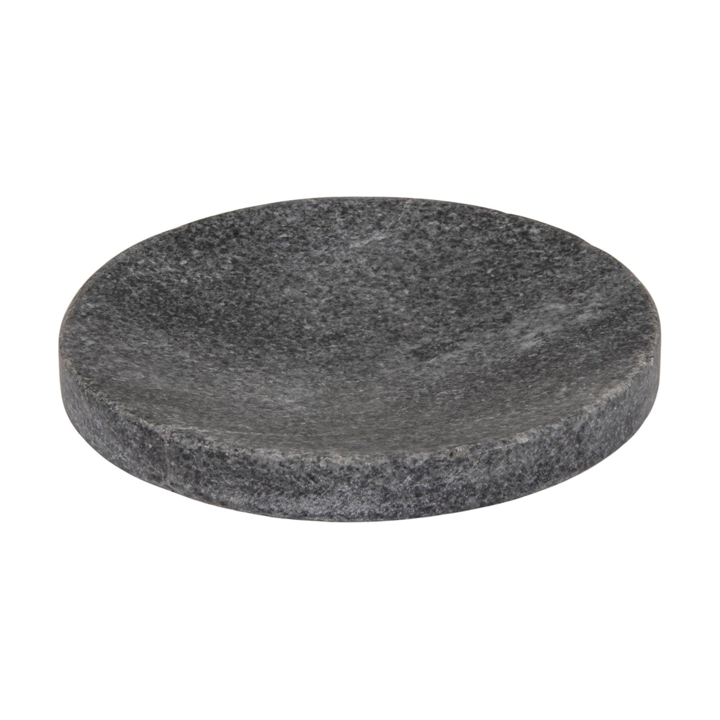 Marble Round Soapdish / Grey