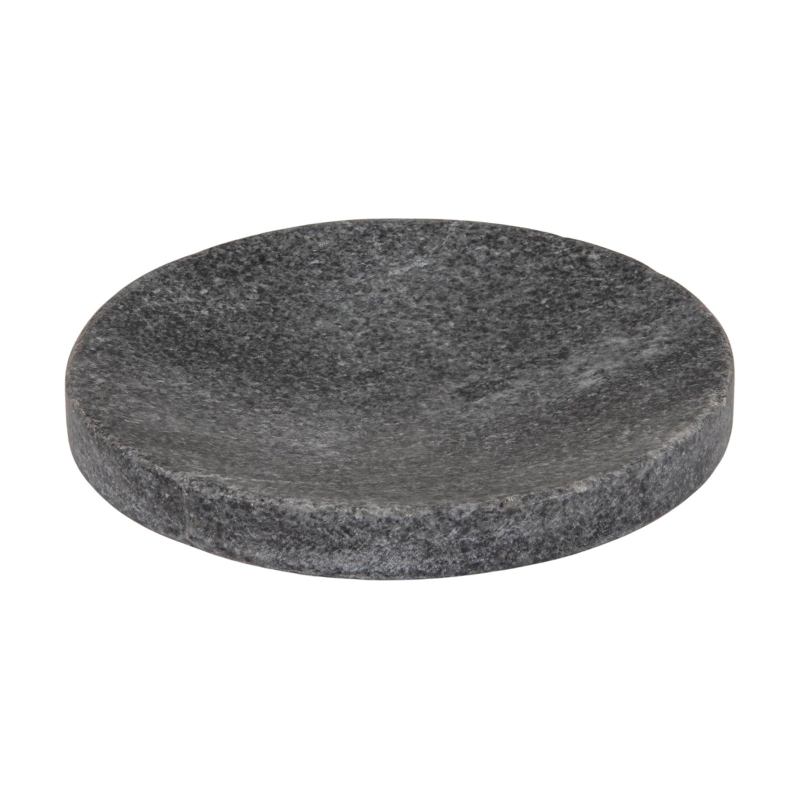 Marble Round Soapdish / Grey