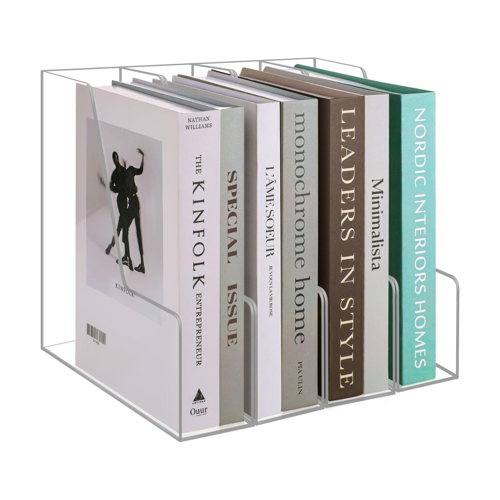 Acrylic Magazine Rack / Clear4 / Clear / Set of 4