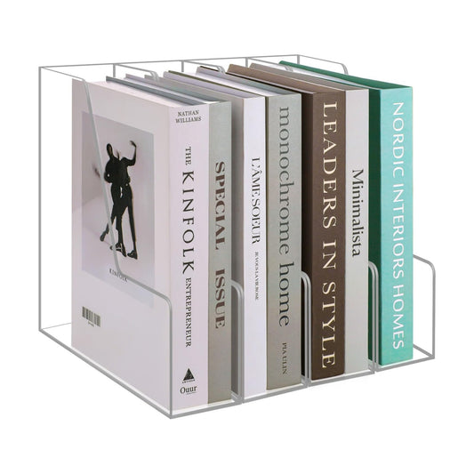 Acrylic Magazine Rack / Clear4 / Clear / Set of 4