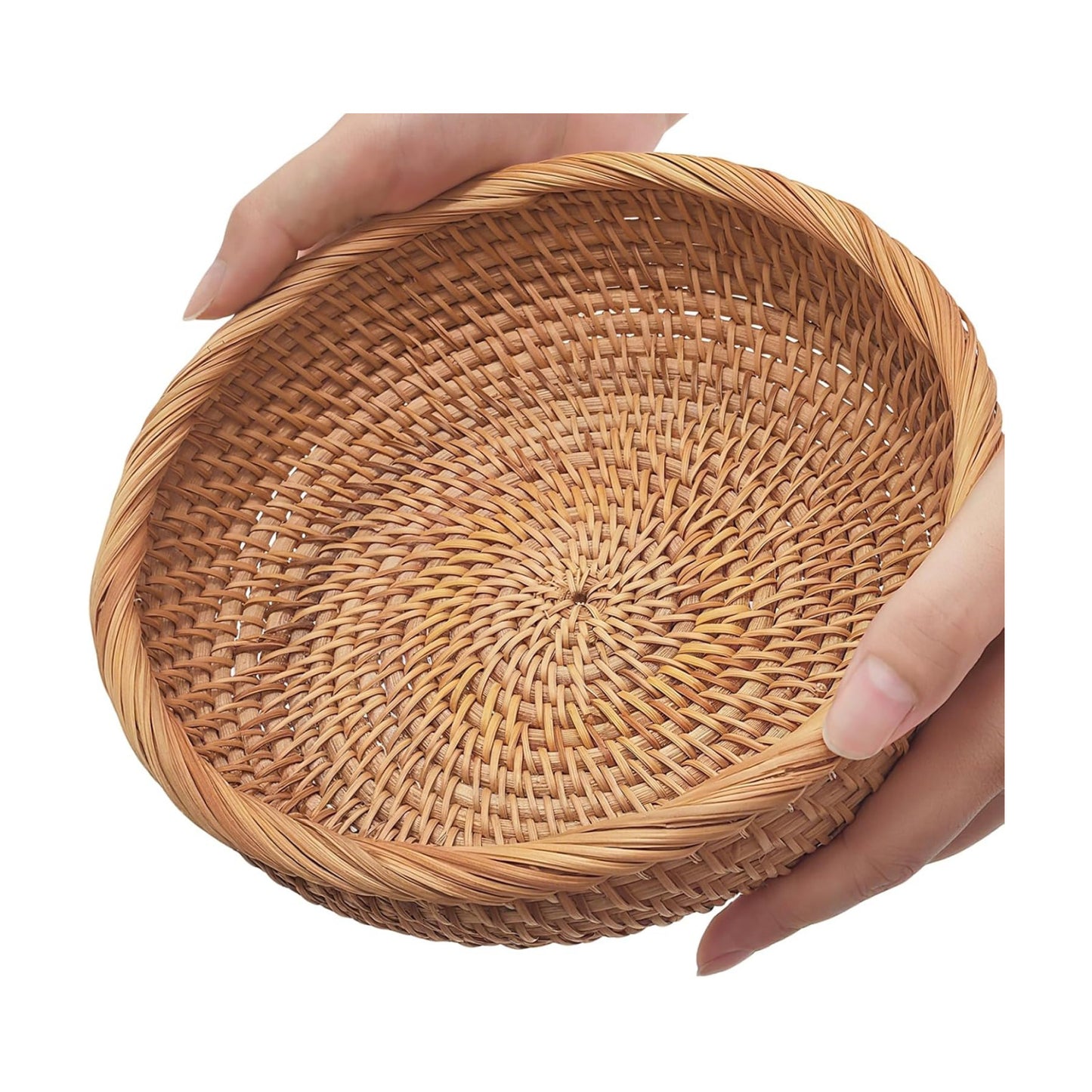 8" Round Small Wicker Basket / Round Small 8