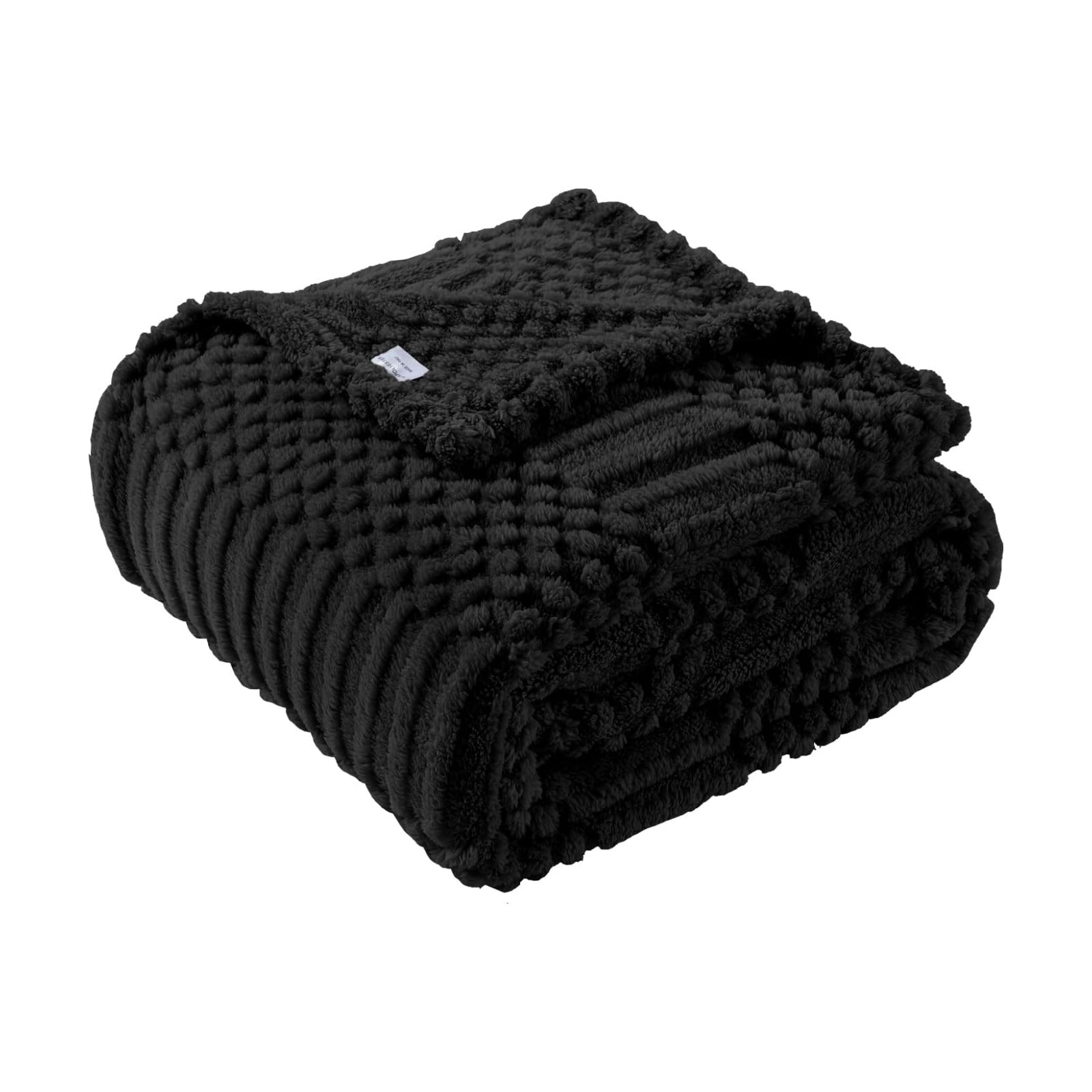 90x90 Inch Black Queen Large Blanket - Soft & Fluffy Fleece, Neutral Tan Color, Cute & Aesthetic, Perfect for Sofa