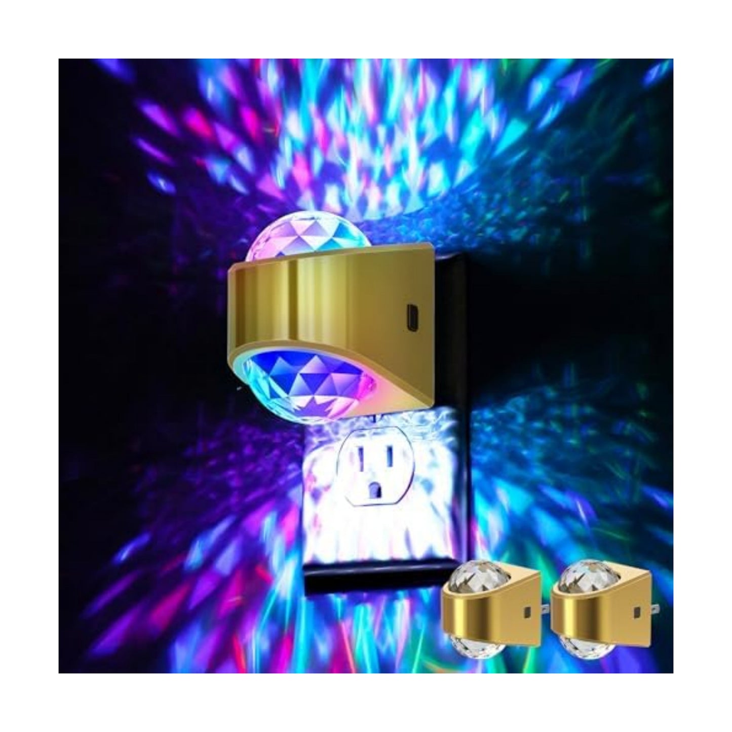 Briignite Night Light Plug into Wall, Color Changing Night Light for Kids