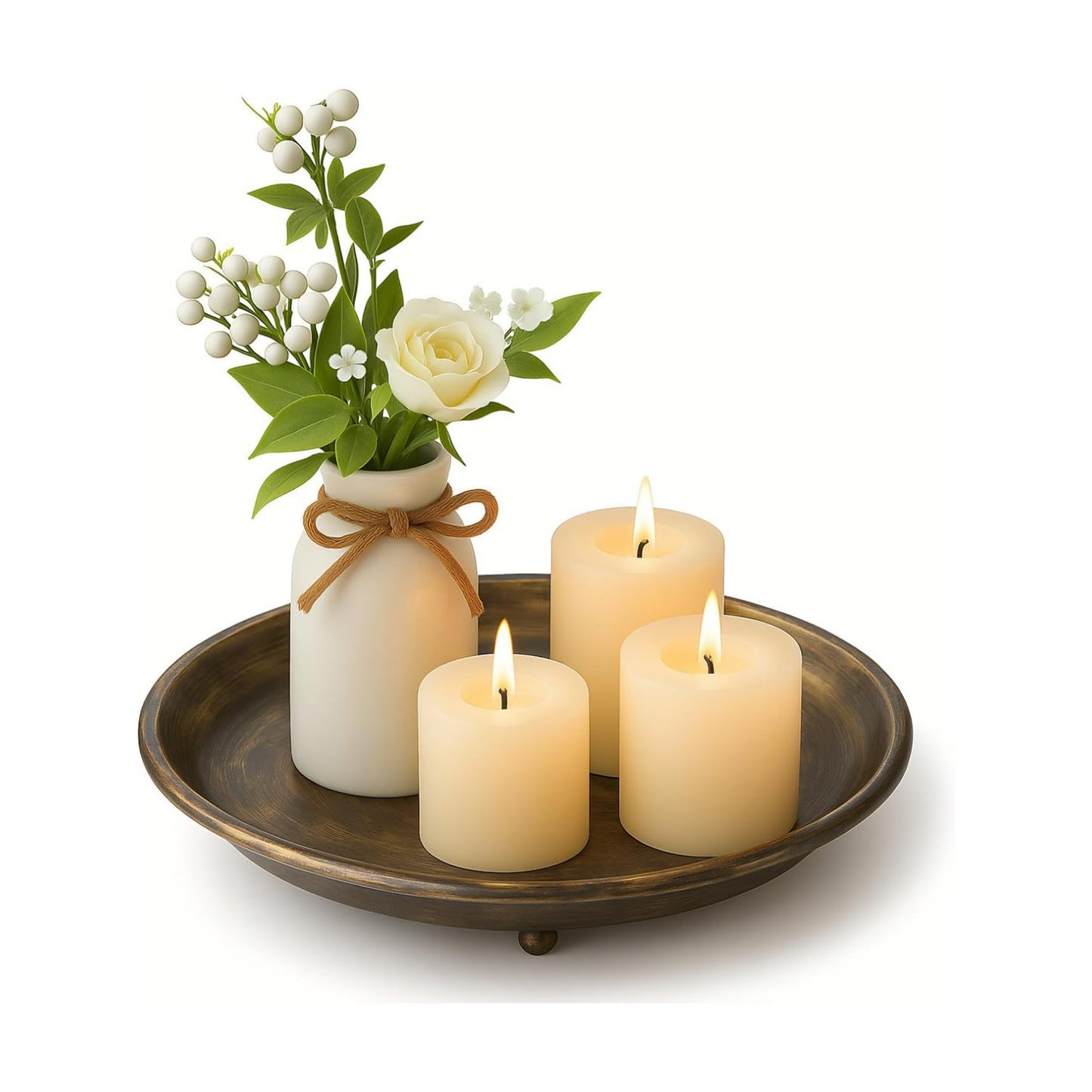 Farmhouse Home Decorative Tray / Black