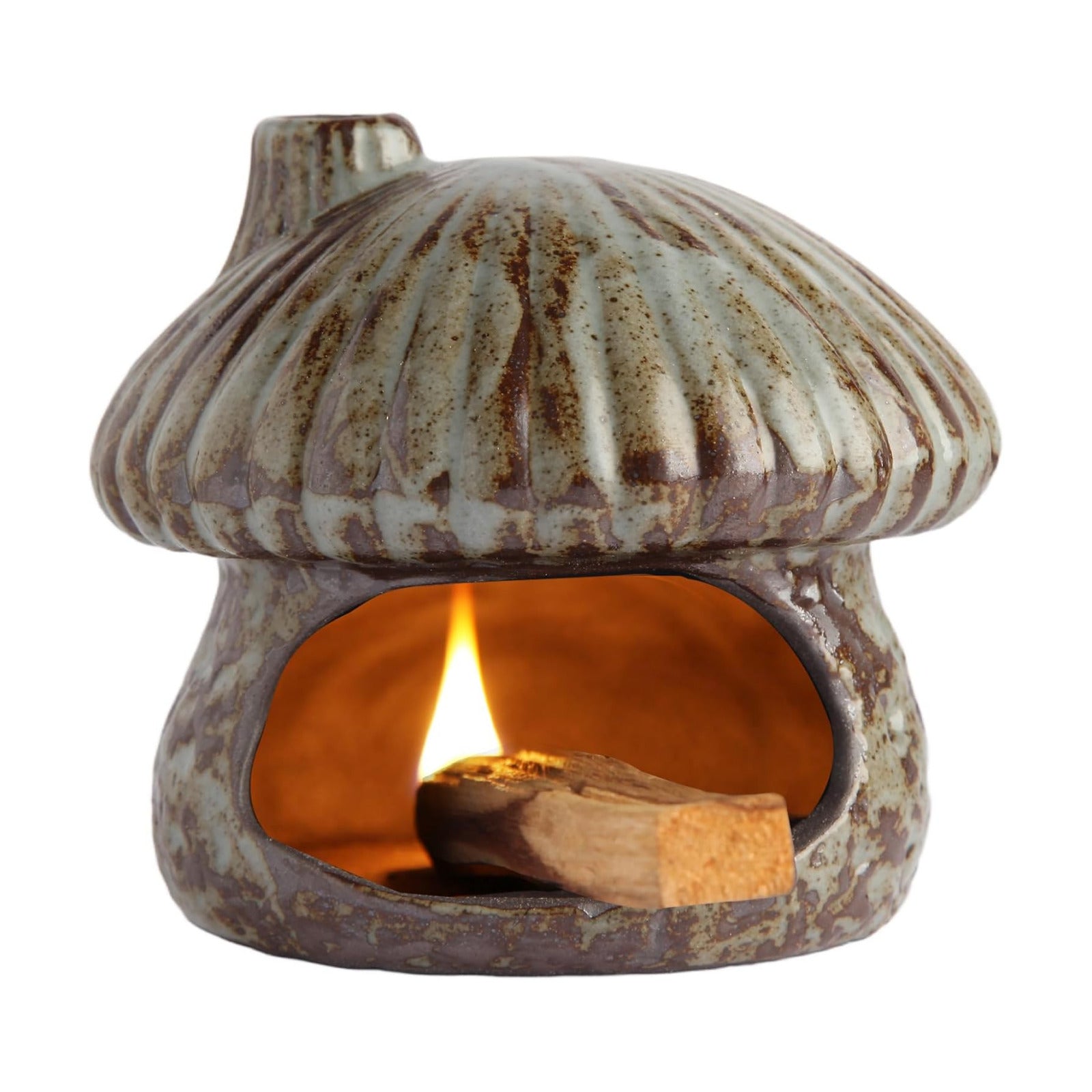 Ceramic Sage Holder for Burning Palo Santo Burner for Meditation / Green
