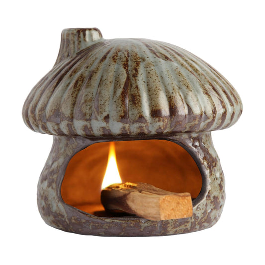 Ceramic Sage Holder for Burning Palo Santo Burner for Meditation / Green