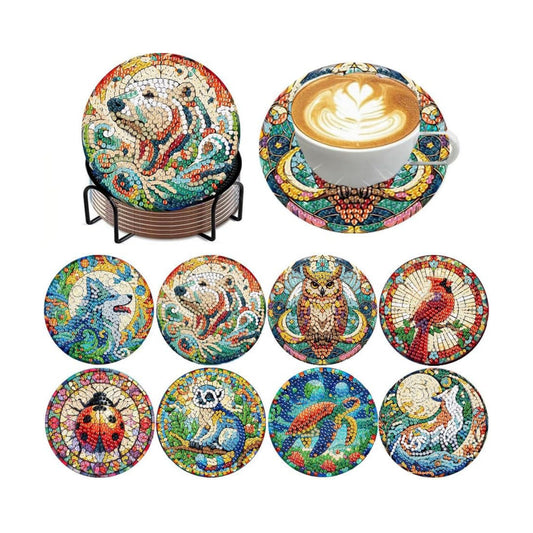 Holder / Arts and Crafts Supplies / Animals-3 / Set of 8