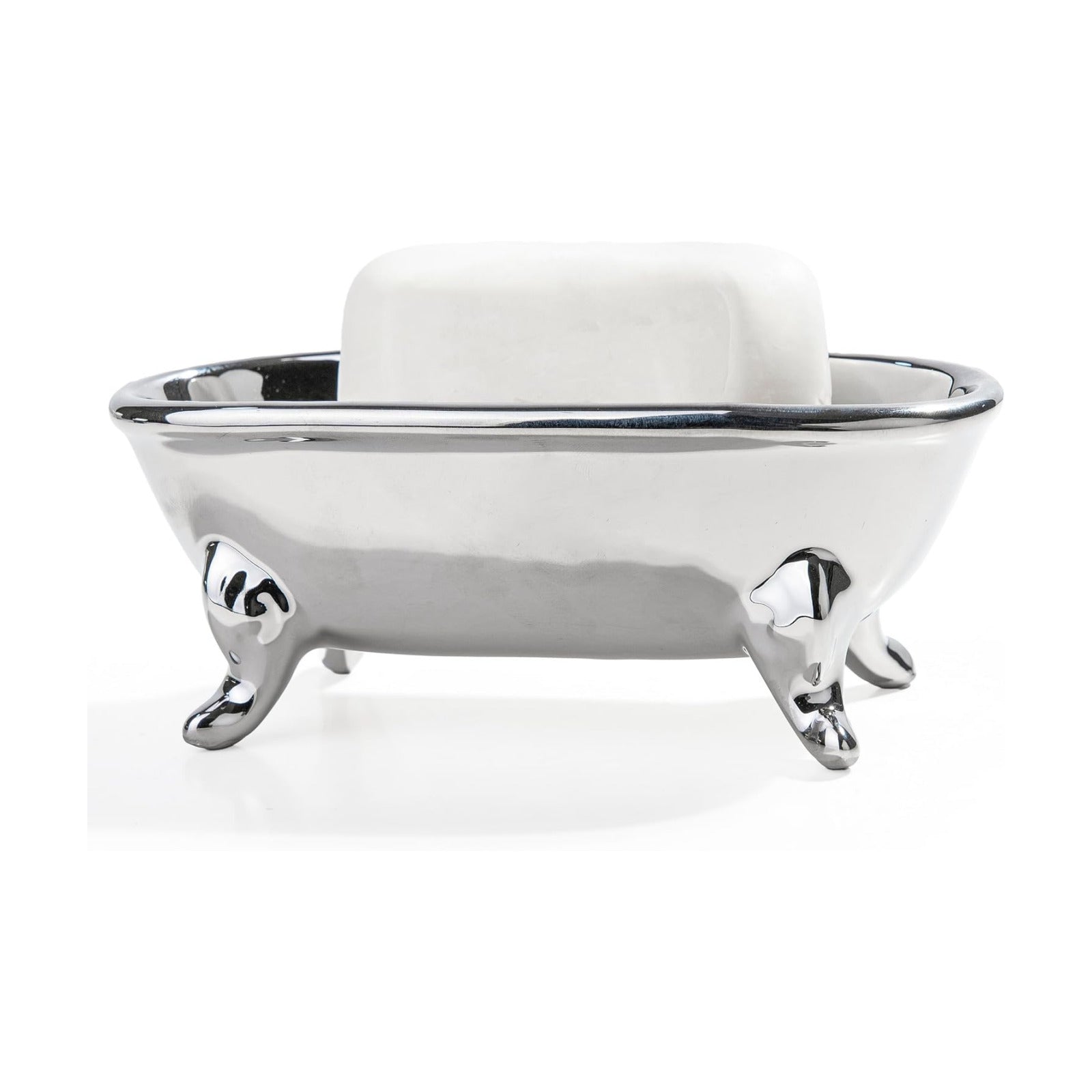 Decorative Bar Soap Holder / Silver