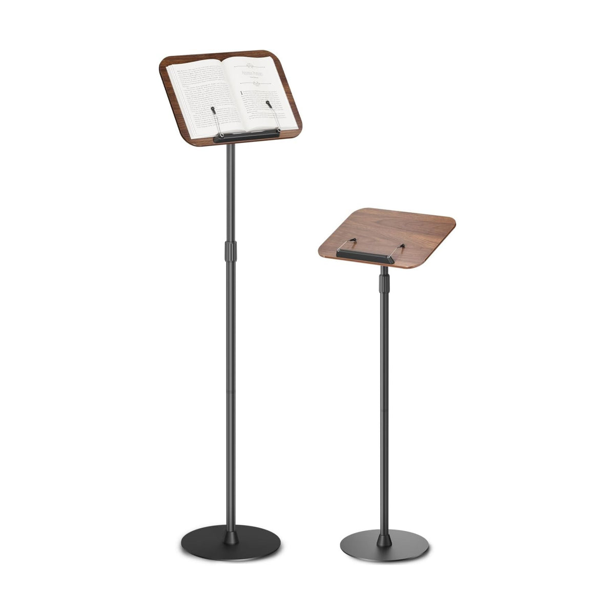 Viozon Floor Book Stand, Height Adjustable Reading Stand, Multi-Purpose Book Holder/Laptop Stand/Music Sheet Stand