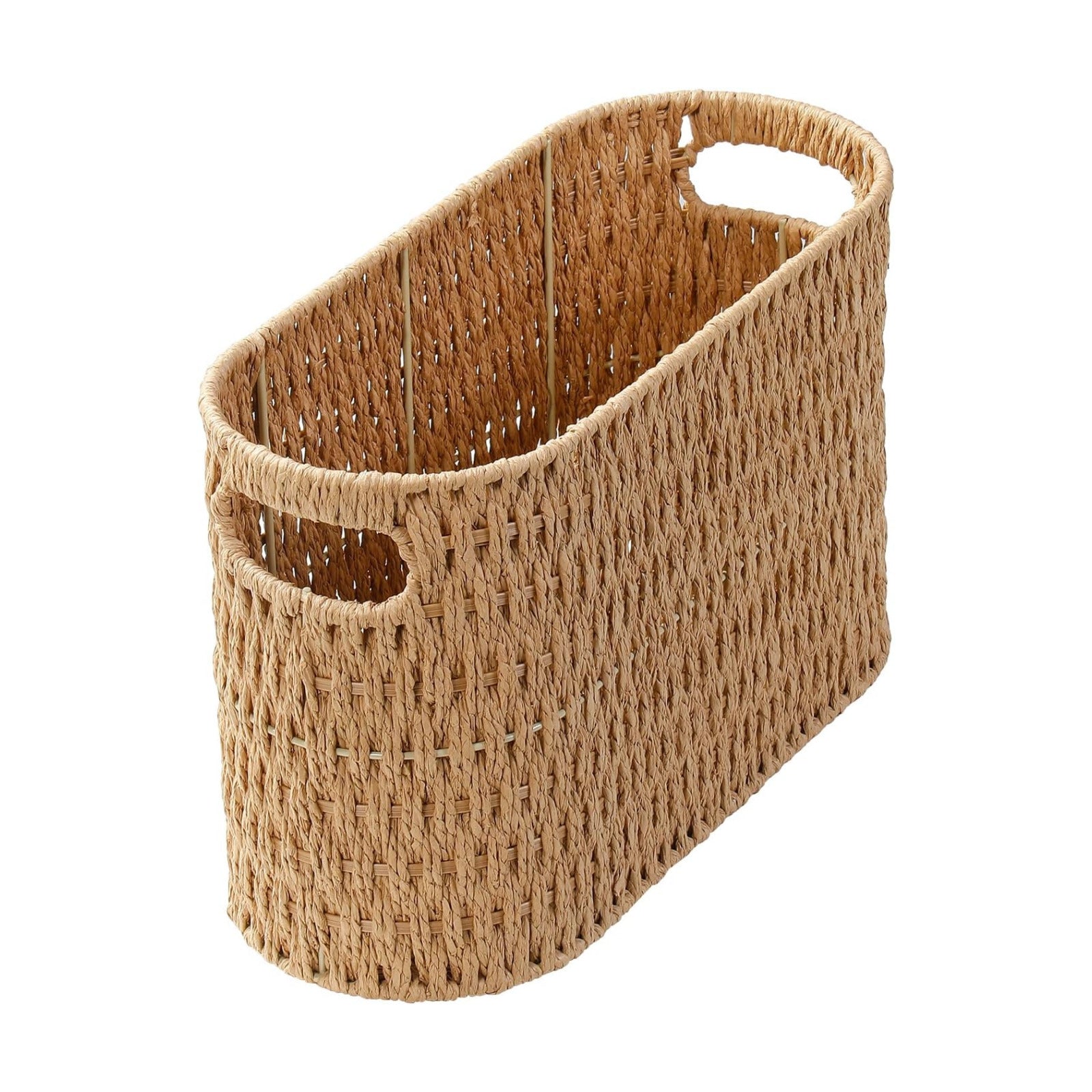 Woven Basket Both / Natural / No Lid