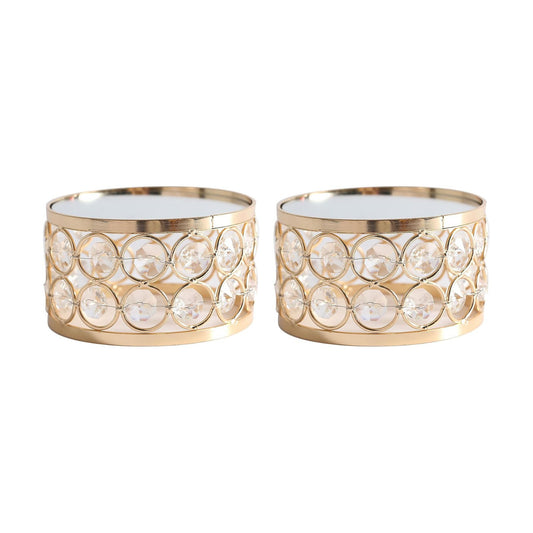 Crystal Display Stand Riser / Gold