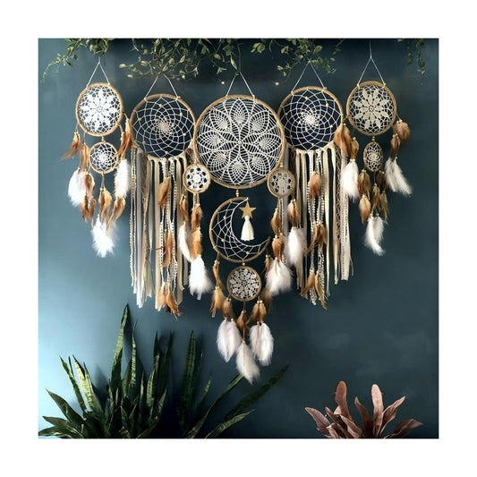 Large Boho Dream Catcher / Camel