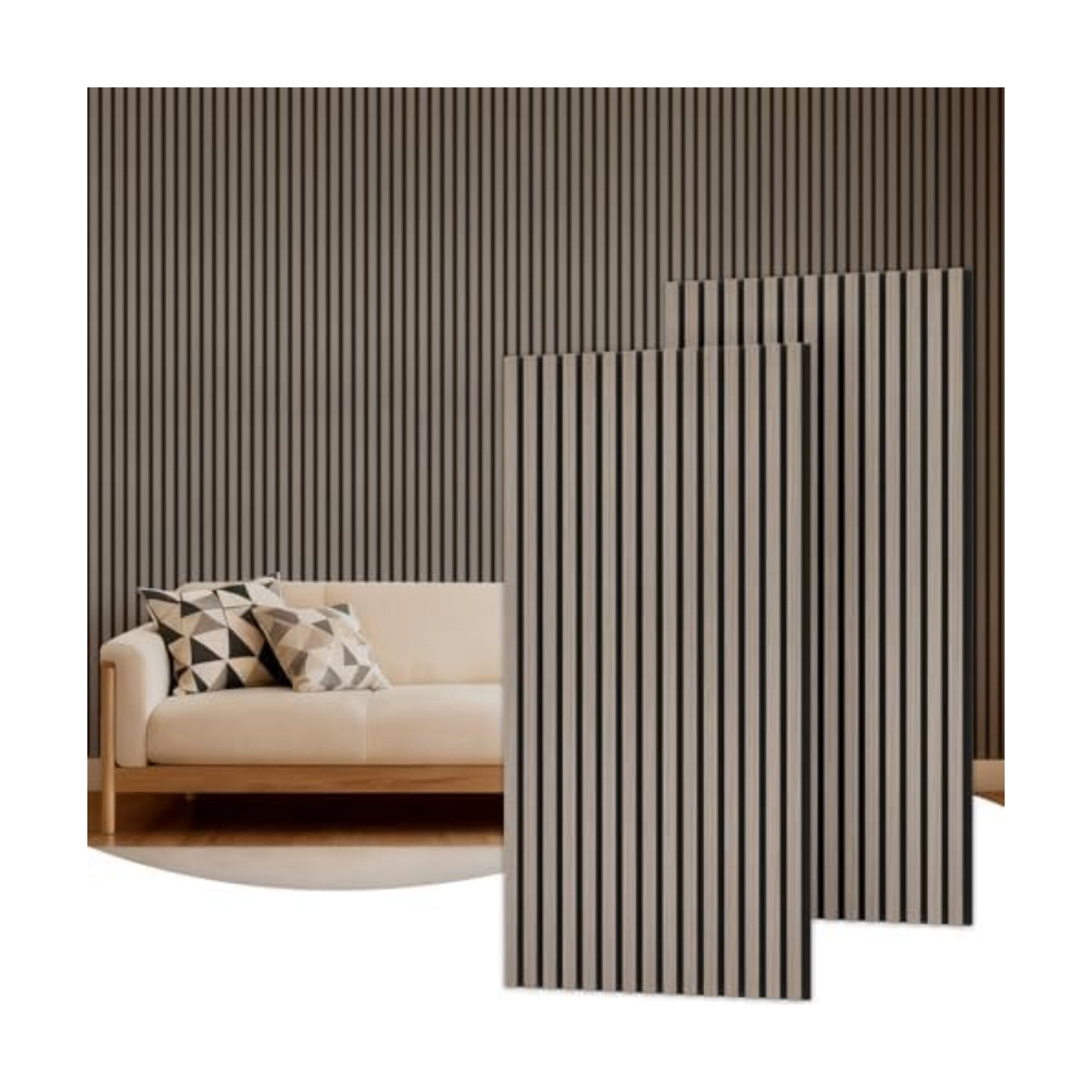 TONOR Wood Wall Panels for Interior Wall Decor-2 Pack 47.2" x 23.6"