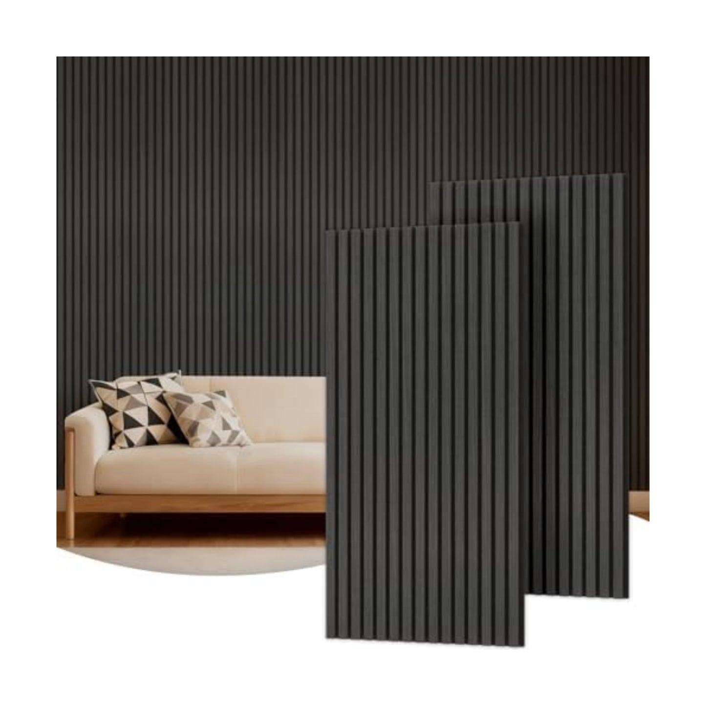 TONOR Wood Wall Panels for Interior Wall Decor-2 Pack 47.2" x 23.6"