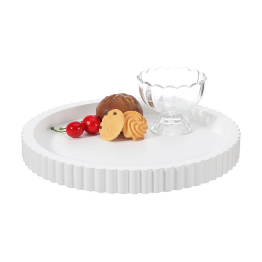 in Decorative Tray / White / 11 Inch