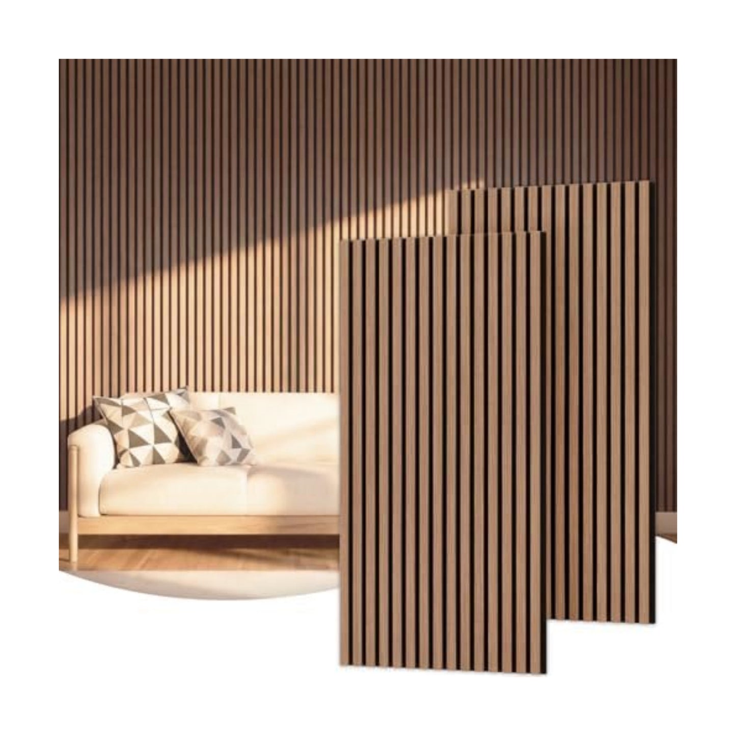 TONOR Wood Wall Panels for Interior Wall Decor-2 Pack 47.2" x 23.6"