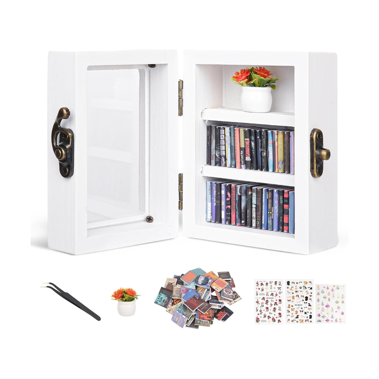 60 Mini Books / Classic White / Small