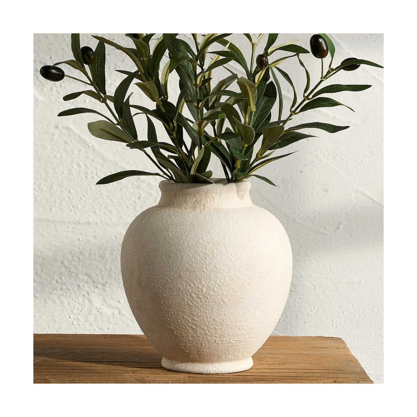 Ceramic Flower Vase / 6.7" - W