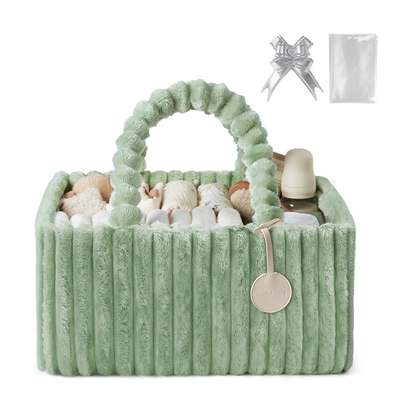 Nursery Storage Basket / Trendy Sage Green