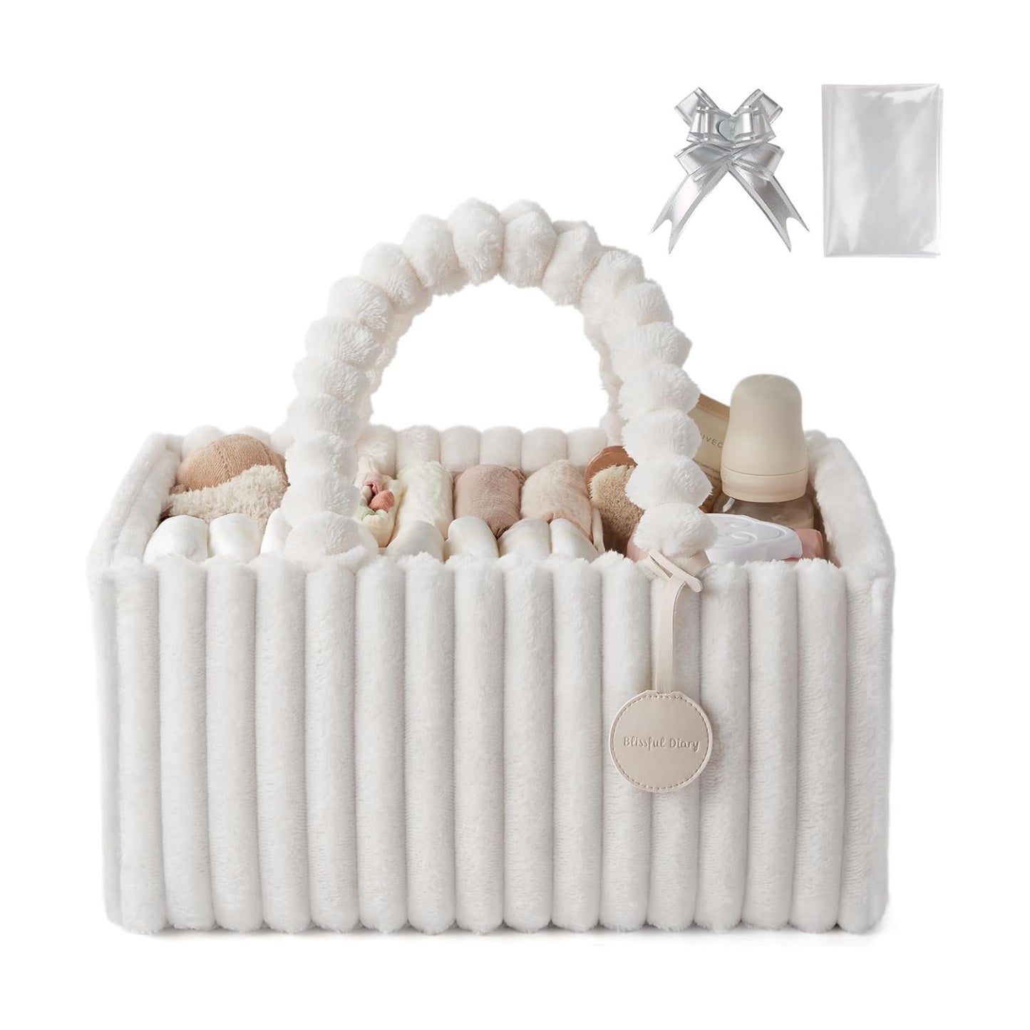 Nursery Storage Basket / Cream White