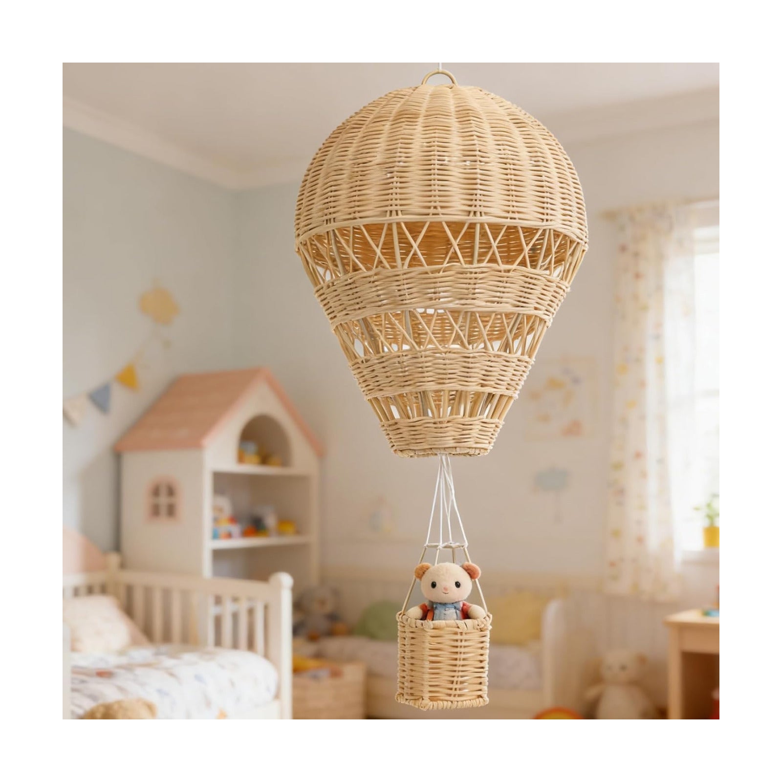 Rattan Woven Hot Air Balloon