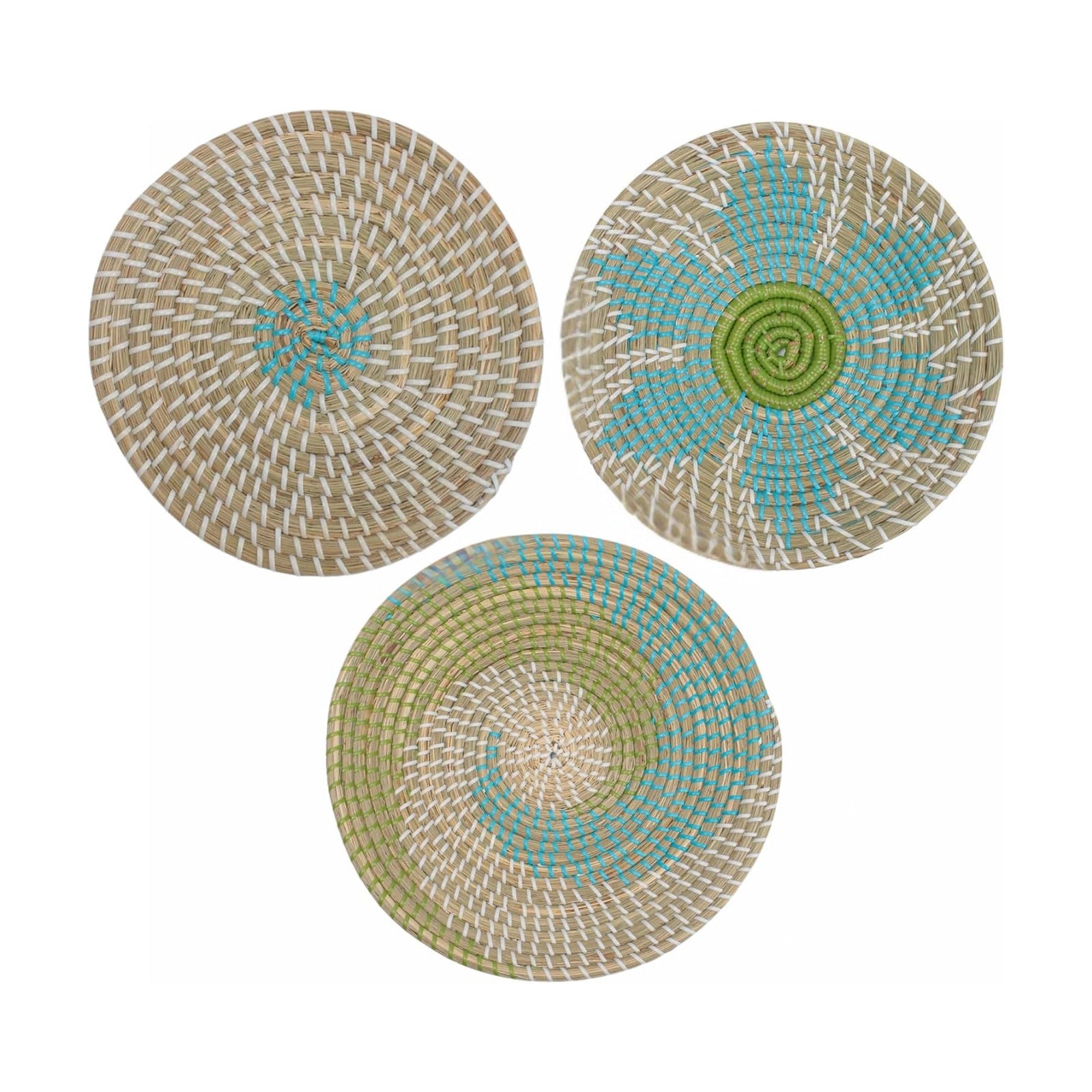 Boho Basket Wall Decor / Set of 3