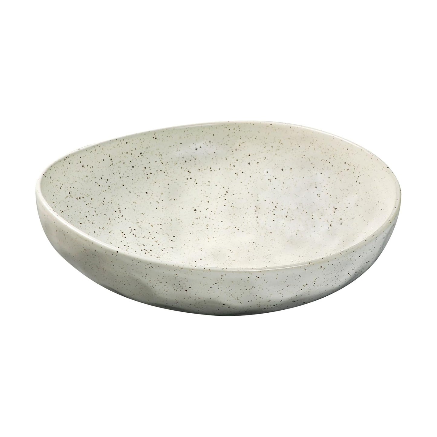 Matte Speckled Ceramic Key Bowl / Off-white