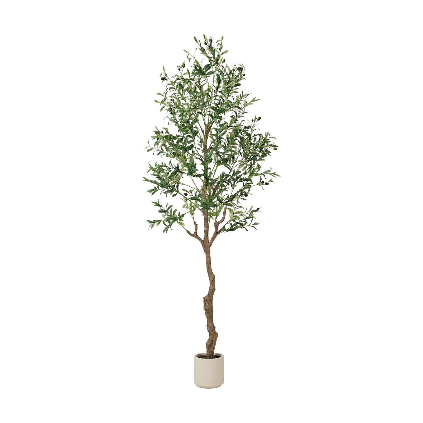 Planter / Fake Tall Plants / 7ft / Natural