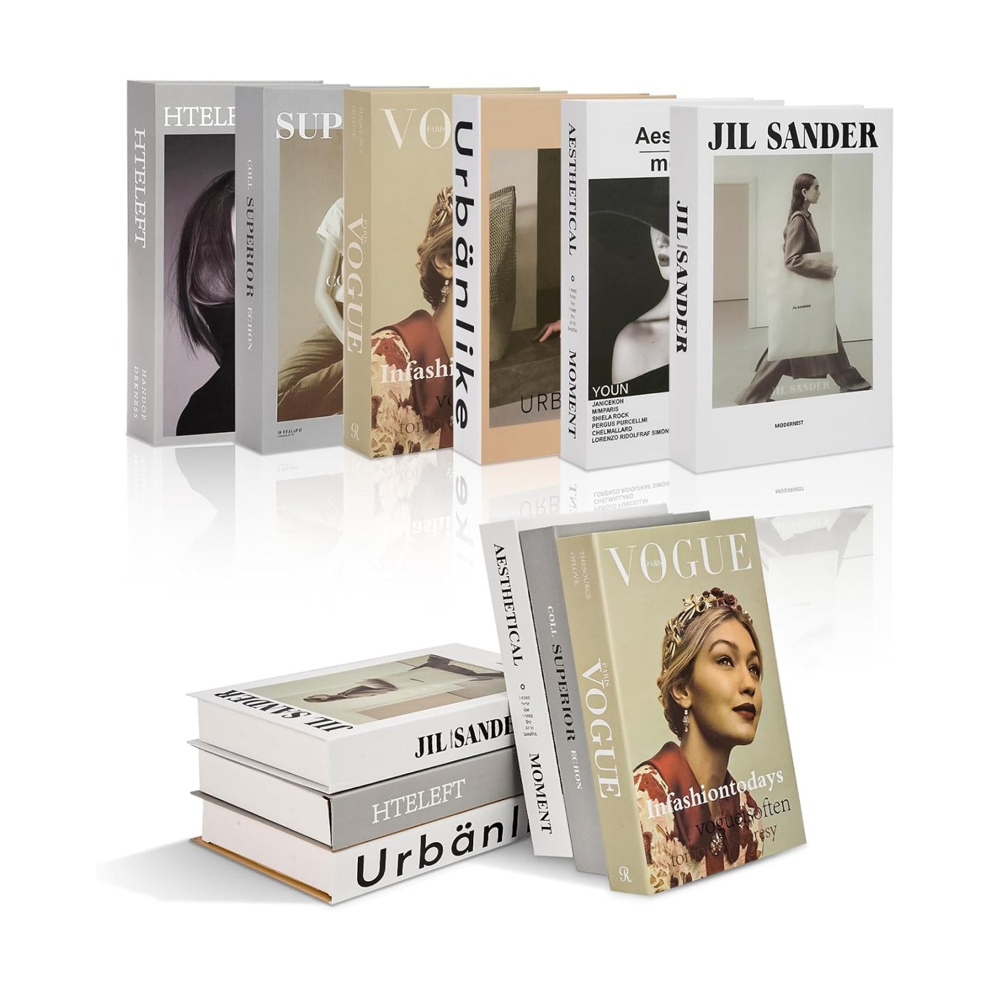 Fashion Faux Book Modern Decor Books / 27*17*4cm-b / Set of 6