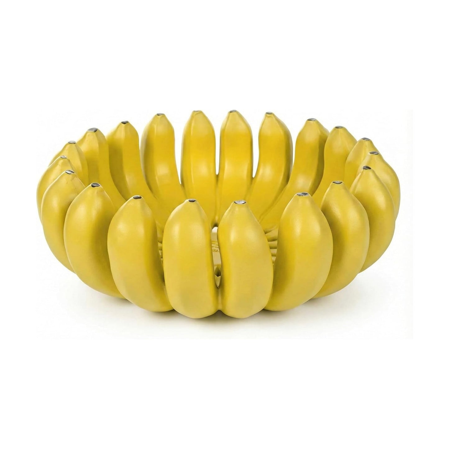 Banana fruit bowl holder Handcrafted Art Centerpiece / Yellow / 12 Inch