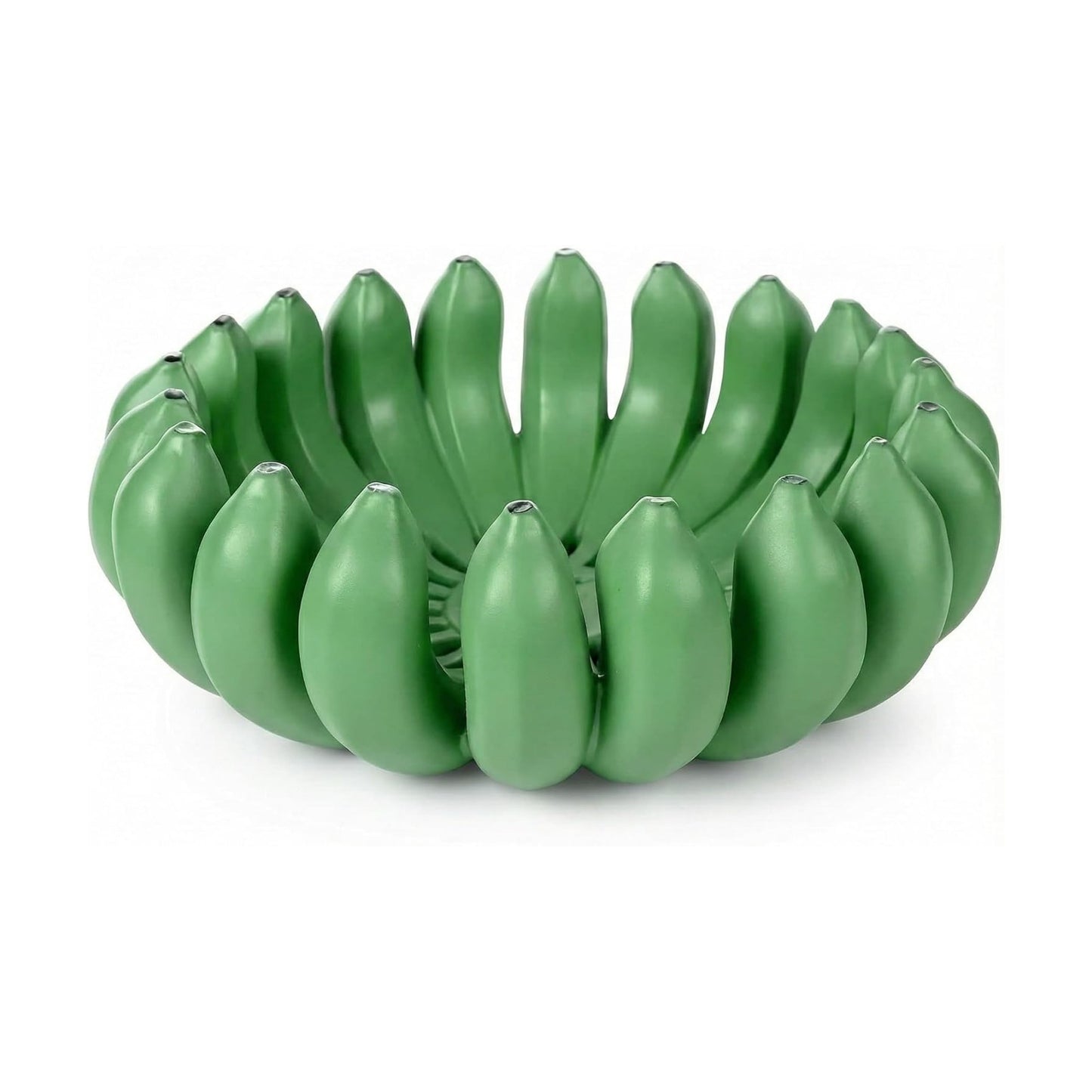 Banana fruit bowl holder Handcrafted Art Centerpiece / Green / 12 Inch