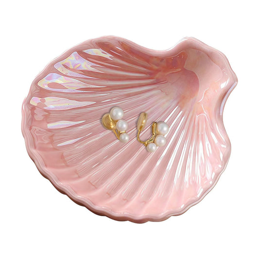 Iridescent Surface Jewelry Tray / Pink