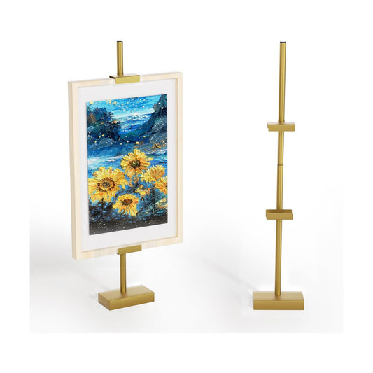 Picture Frame Stand Frame Holder Table Easels / Gold / 29 Inch