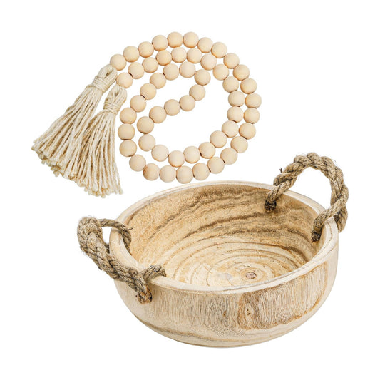 Rope Handles Bead Garland / 9.5 Inch