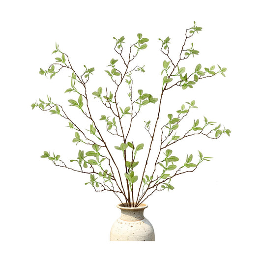 Long Faux Eucalyptus Branches for Tall Vase Filler / 43 Inch / Set of 3