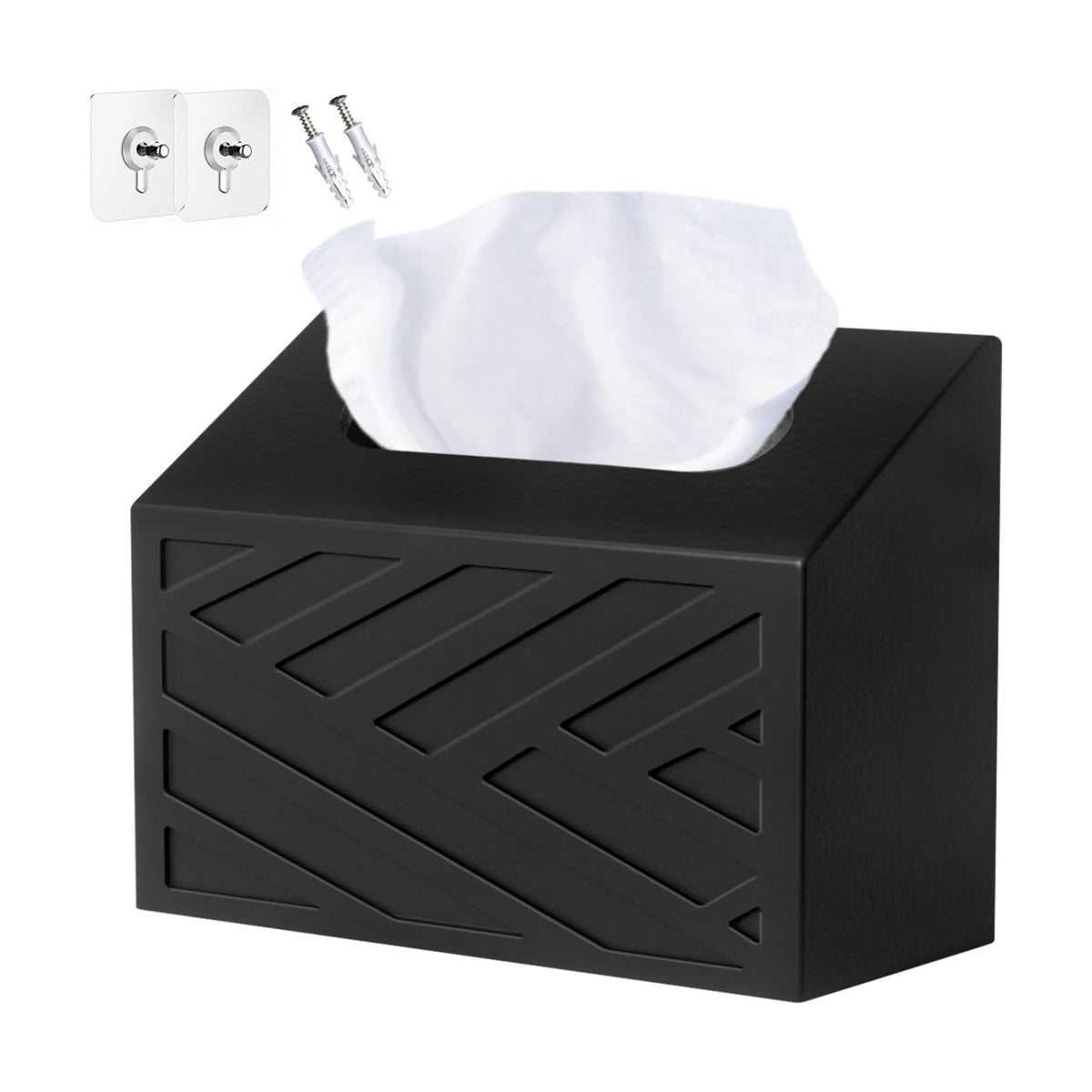 Hand Towel Holder Compatible with Kleenex Disposable Paper Hand Towels | Modern Hand Towels Box Cover, Wood