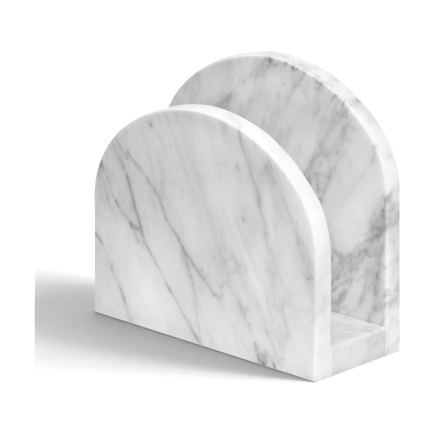 Marble Napkin Holder / White