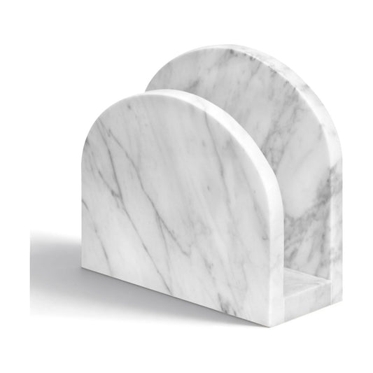 Marble Napkin Holder / White