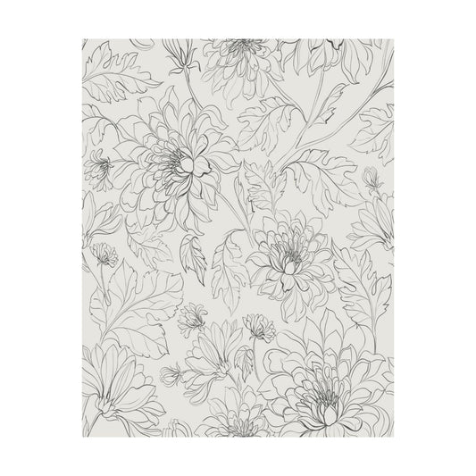 Peel and Stick Wallpaper Roll Design in Vinyl Sticker Paper / Impossible 2 Forget / 17.5 x 216