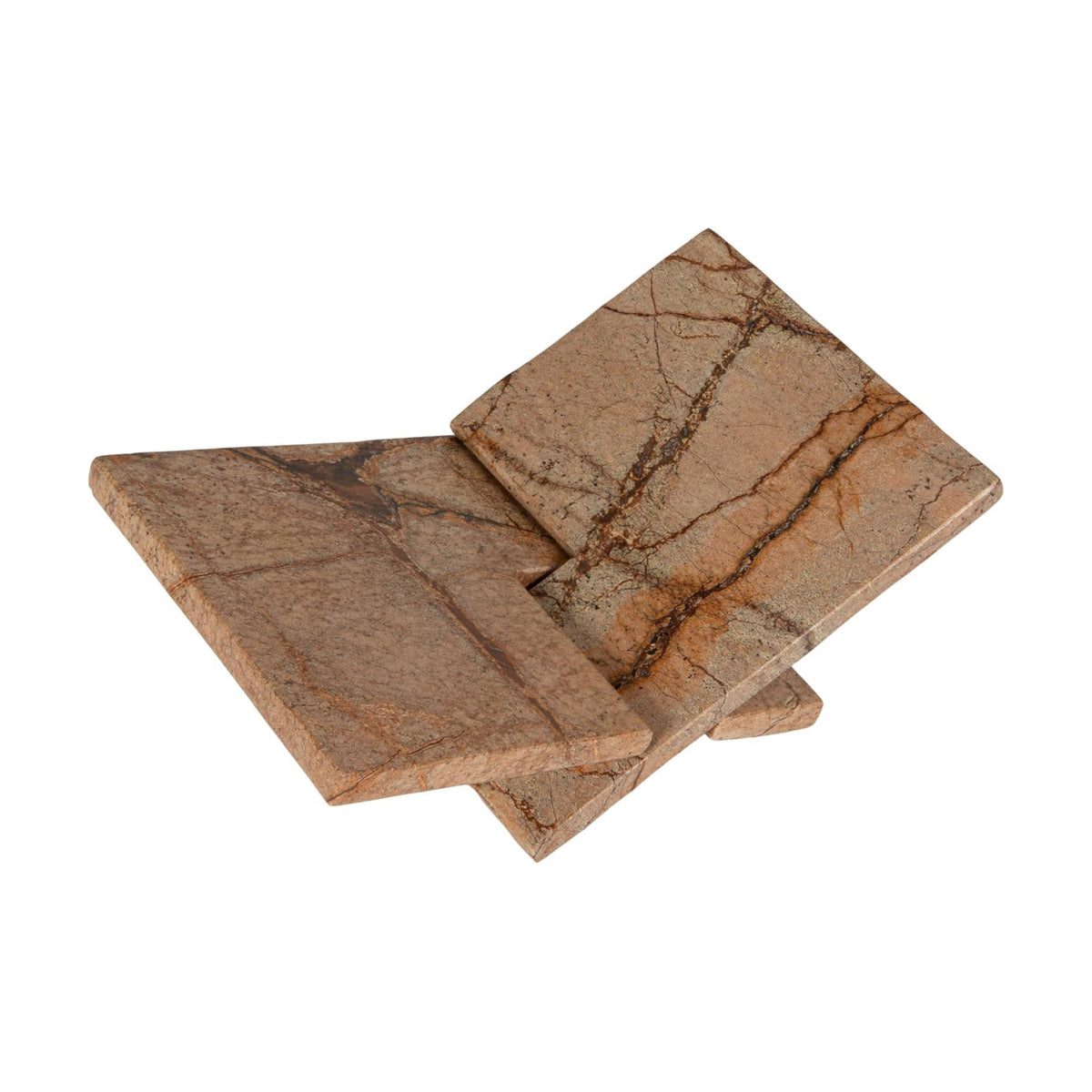 Bloomingville Decorative Marble Book Holder, Forest Brown