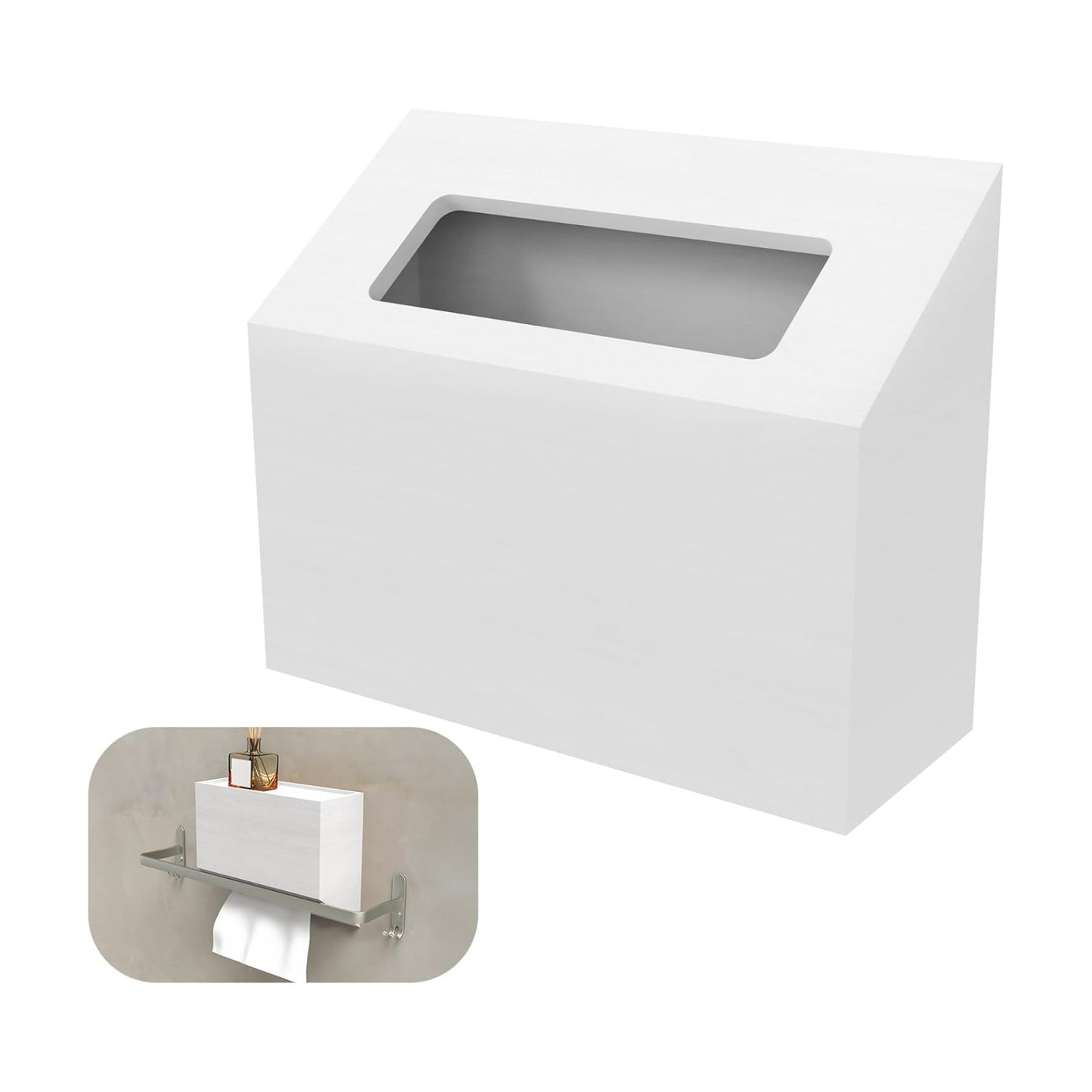 Tissue Box Cover for Kleenex Hand Towels / Pine Wood