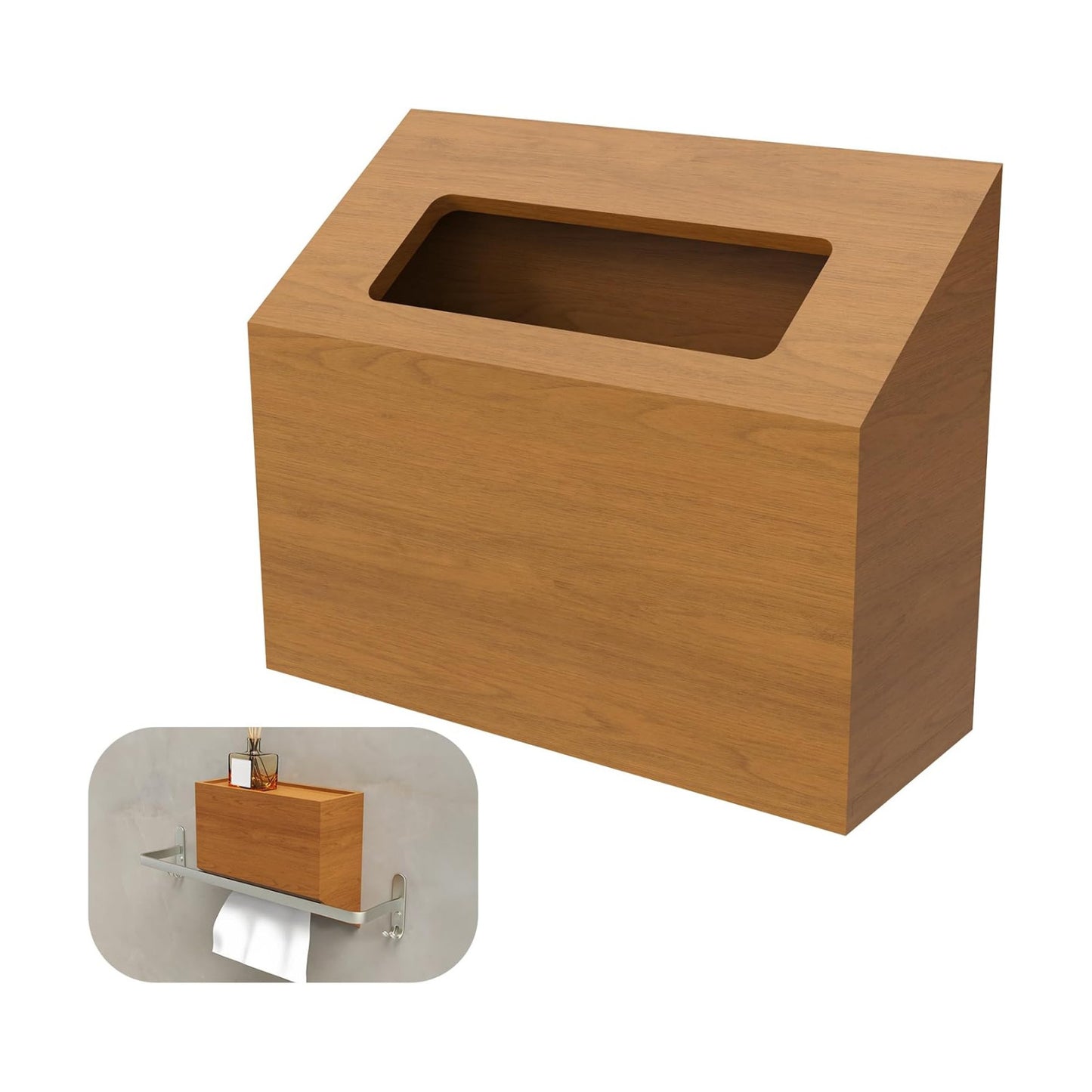 Tissue Box Cover for Kleenex Hand Towels / Pine Wood