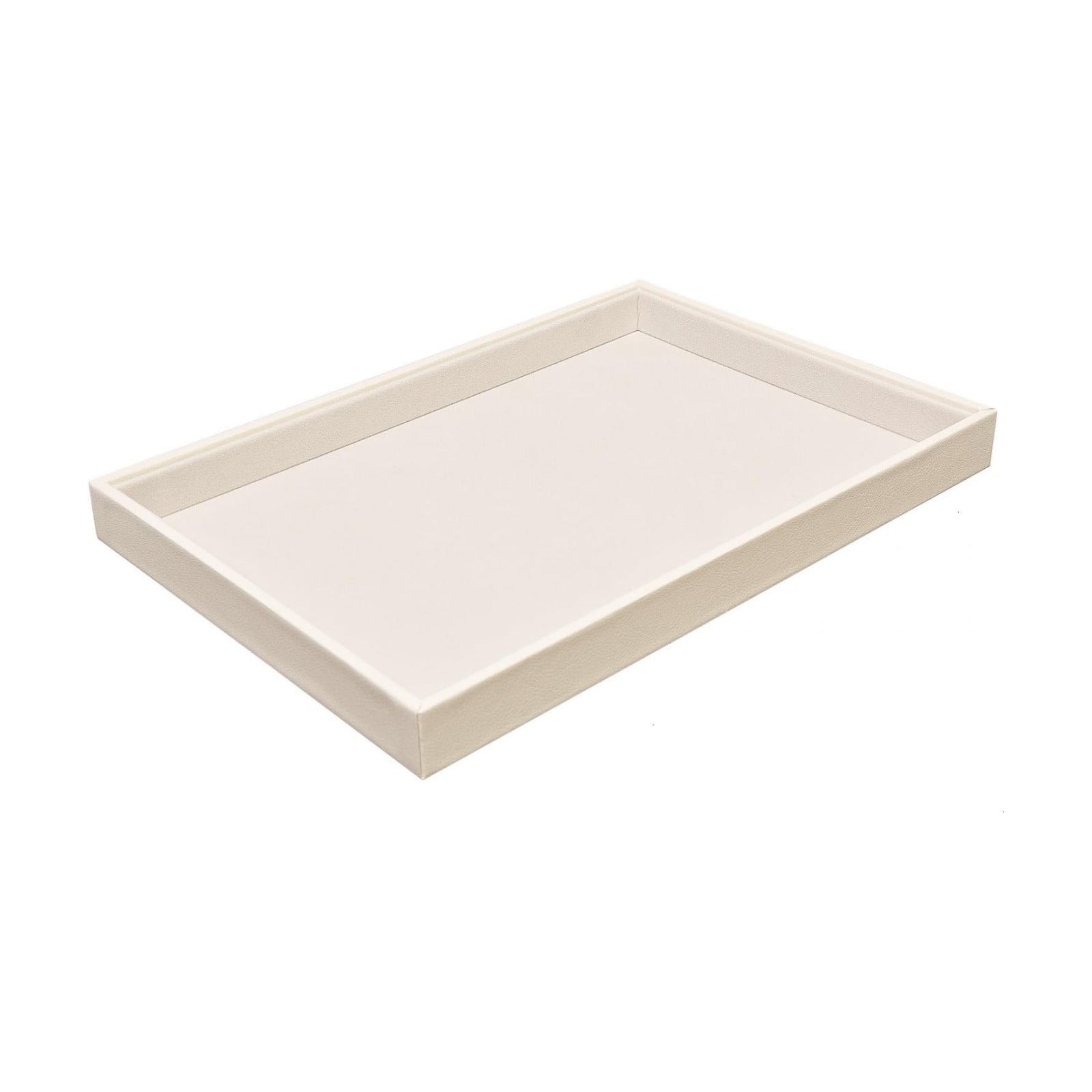 Velvet Jewelry Tray for Drawers Jewelrys Display Tray Stackable Jewelry Organizer Trays / Beige