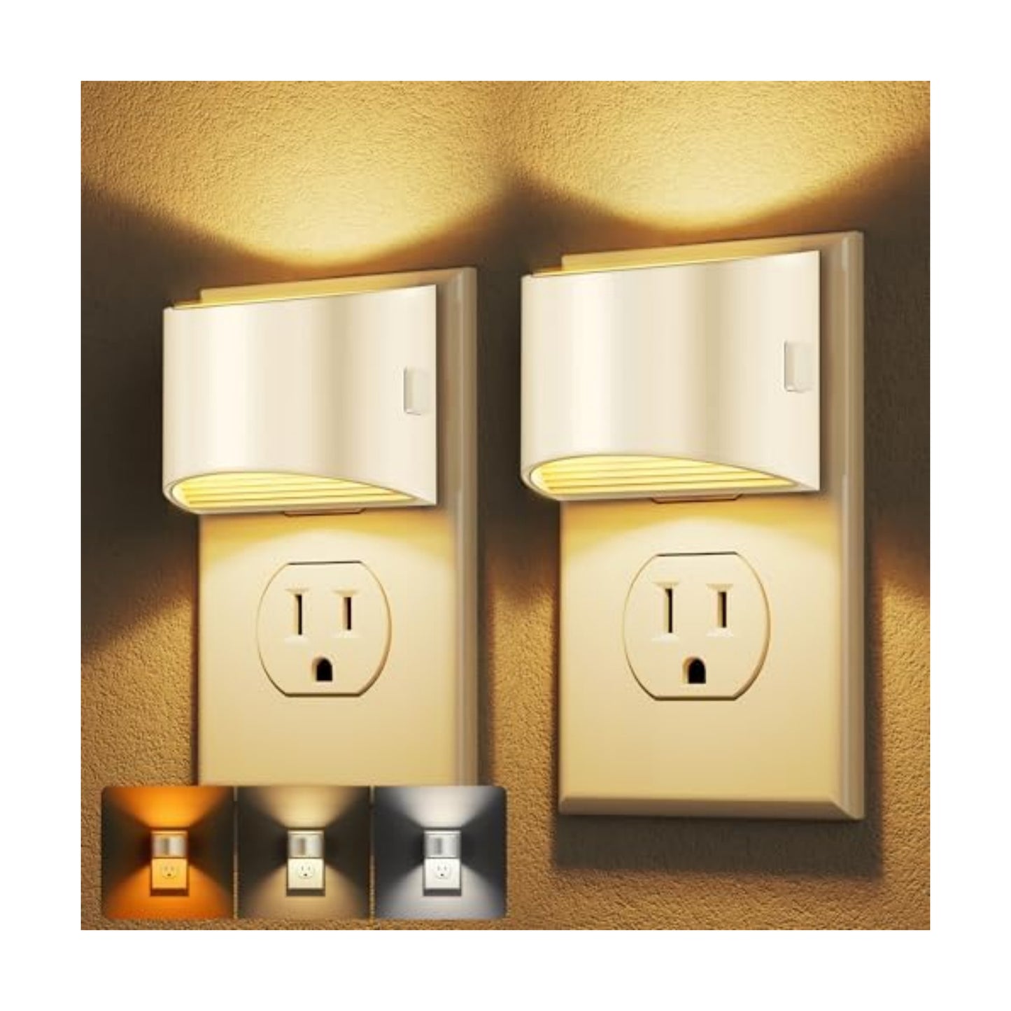 DORESshop Night Light, Night Lights Plug into Wall, Adjustable, 3CCT