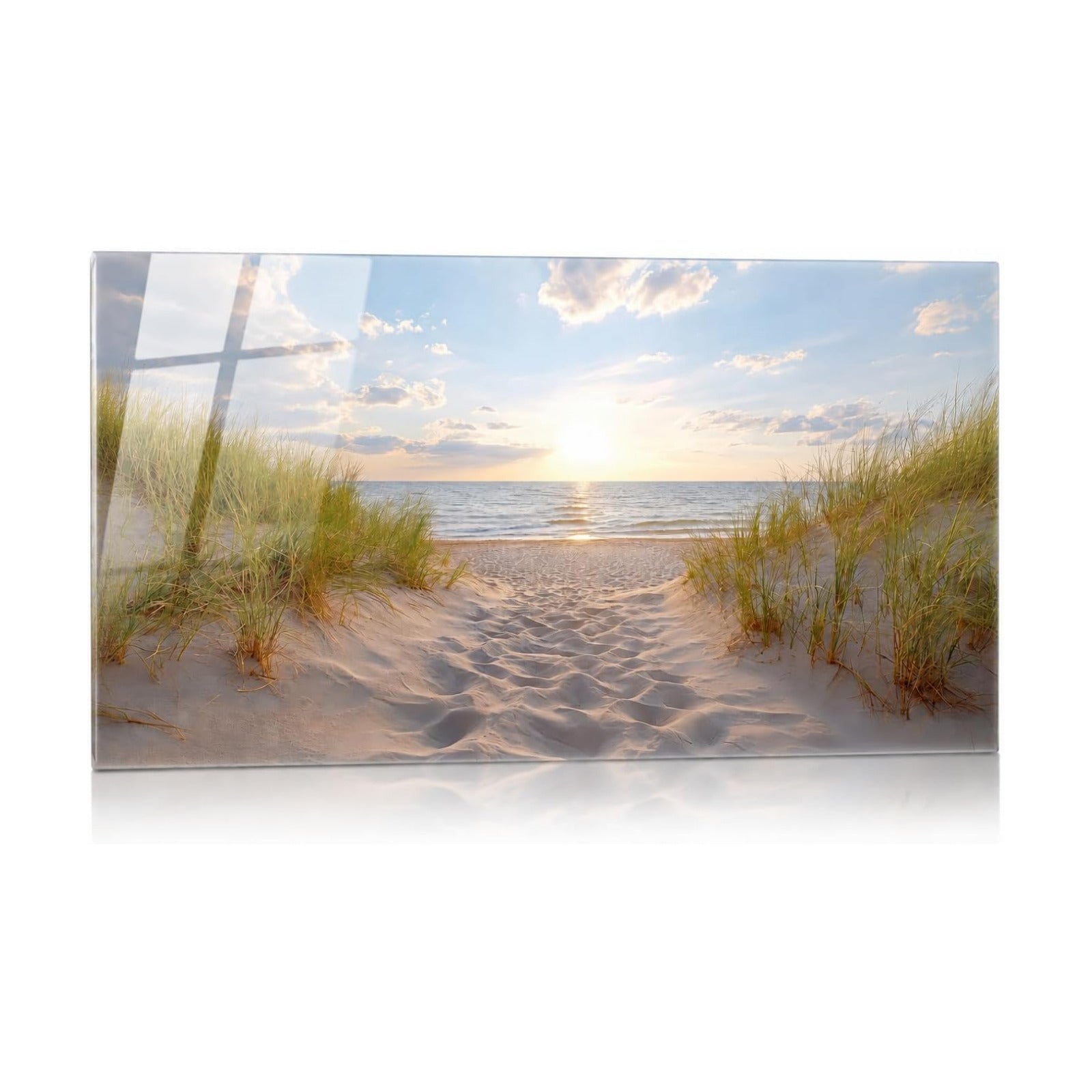 beach Glass Backsplash / 30"L x 18"W