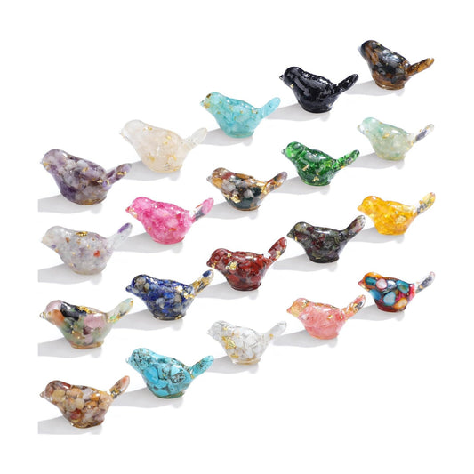 Crystal Figurines Glass Statue Resin Animal Statues Miniature Decorative / Classic / Set of 20