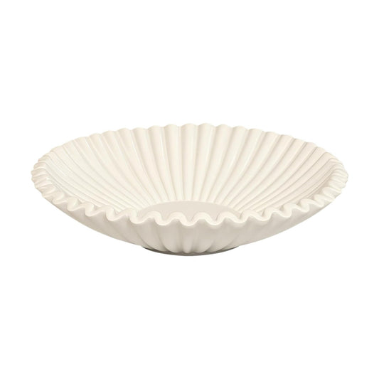Coffee Table Bowl / Beige / 8.65 Inch