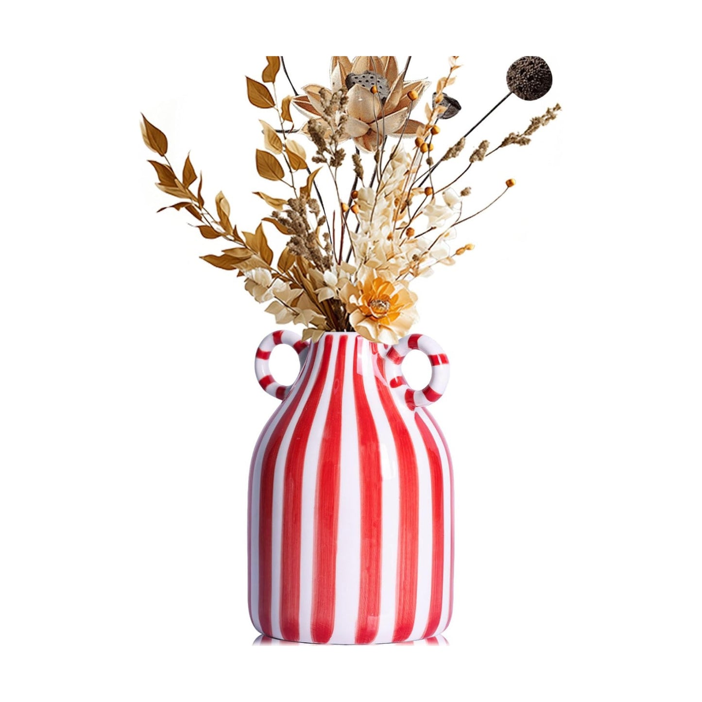 Small Ceramic Vase / Red